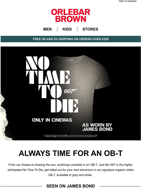 orlebar brown no time to die