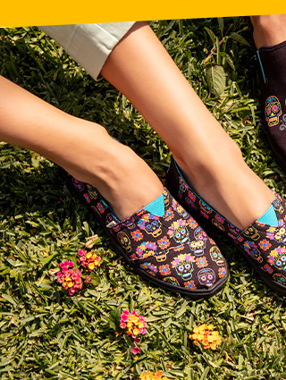 Black Dia De Los Muertos Cupsole Alpargatas