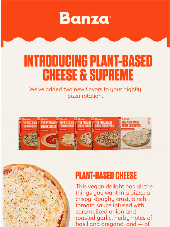 New Pizza Flavors Alert: Plant-Based Cheese & Supreme