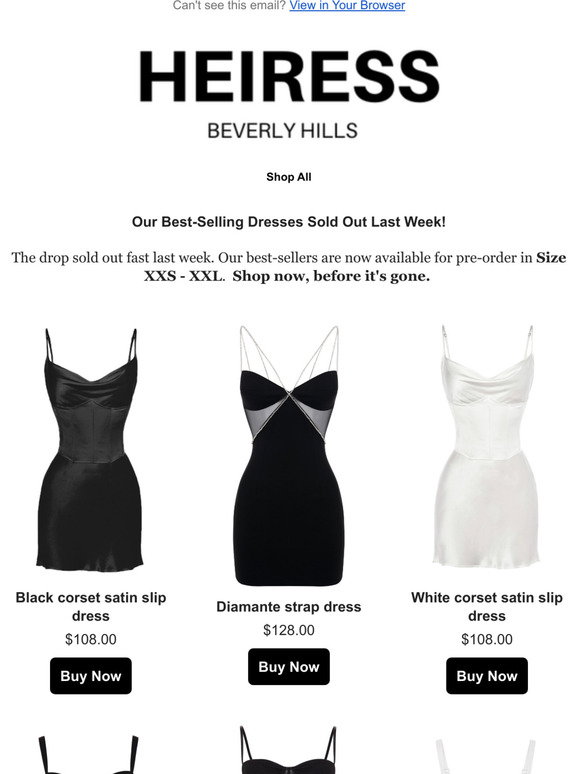 Heiress Beverly Hills: AVAILABLE FOR 