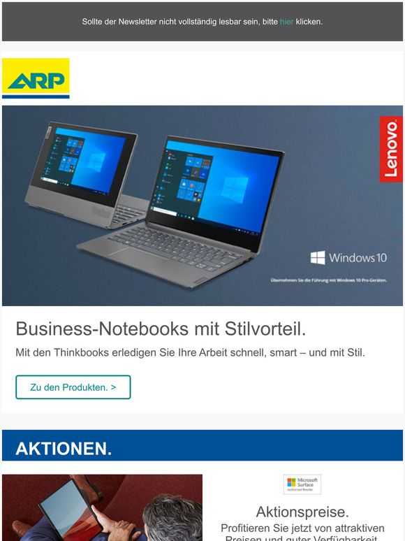 ARP: Highlights der Woche