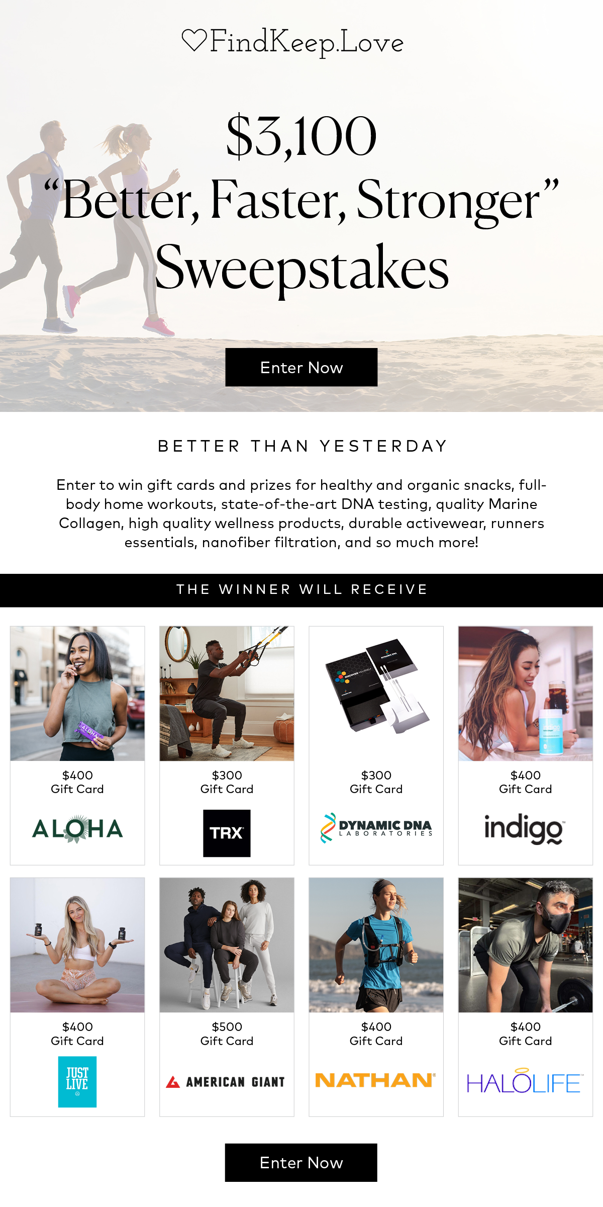 Find Keep Love Giveaway!