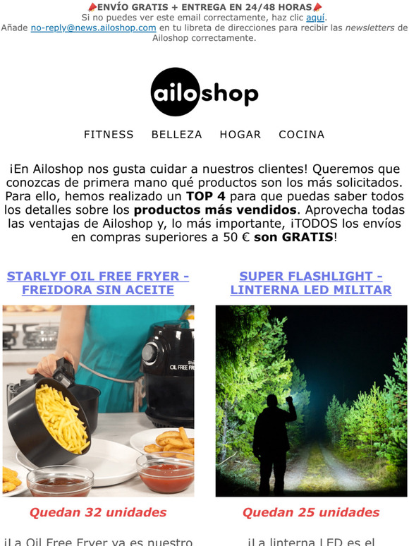 Descubre los productos ms vendidos de esta semana