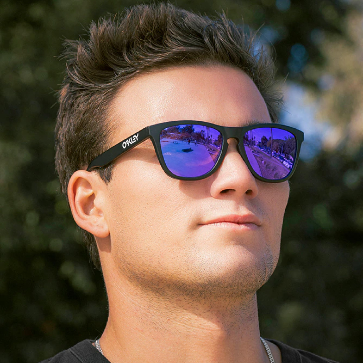 Oakley purple lens online