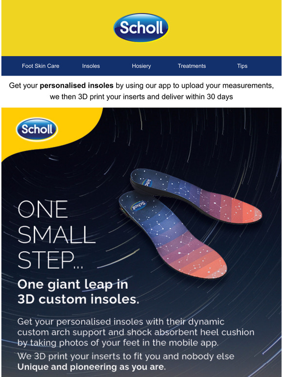 Our new 3D custom insoles made unique to you