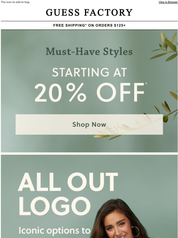 guess factory coupon code