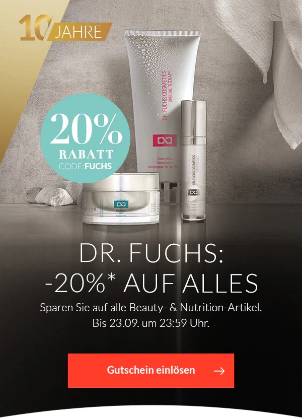 Dr. Fuchs – 20% Rabatt auf alles