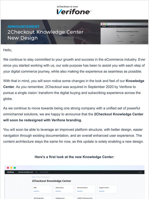 Product update: A new look for our Knowledge Center