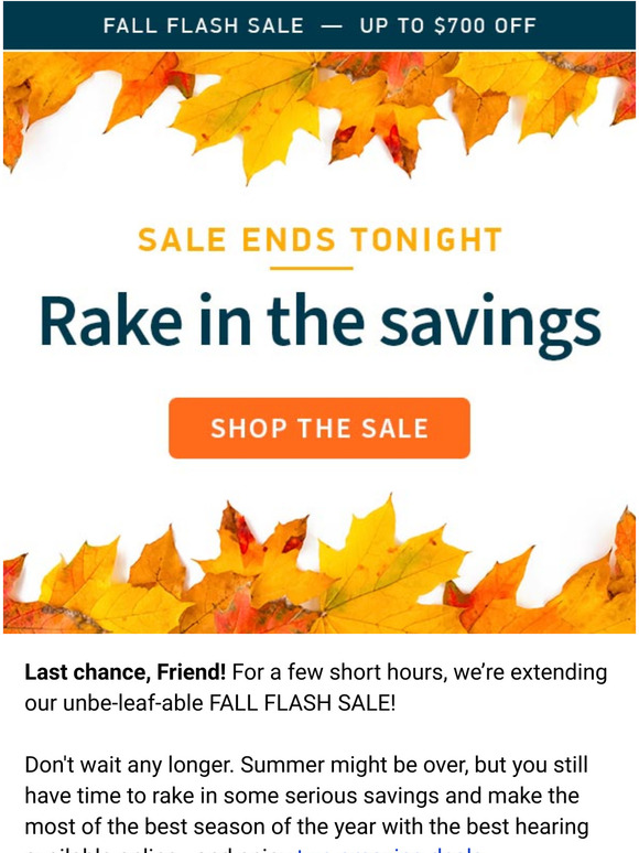 LifeEar Extended rake in FALL savings today (!) Milled