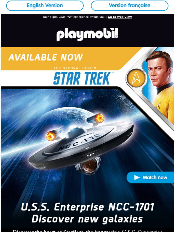 Star Trek and Playmobil Are Bringing the U.S.S. Enterprise to Your