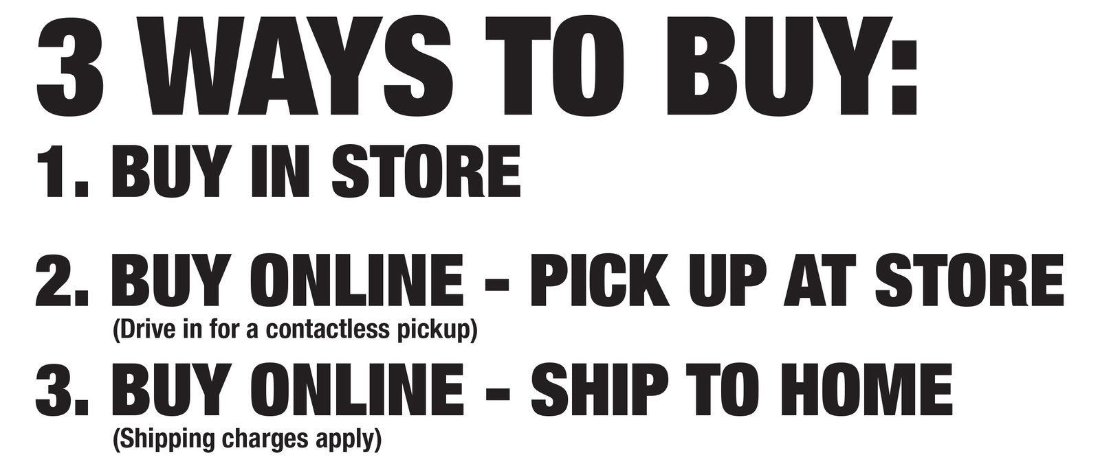 3 Ways To Buy