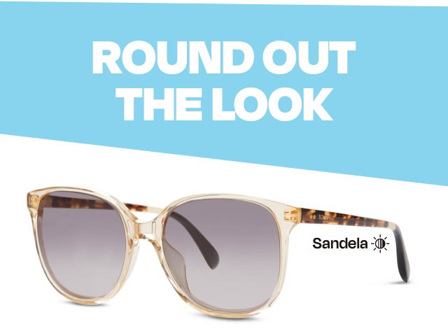 Champagne Crystal Sandela Sunglasses