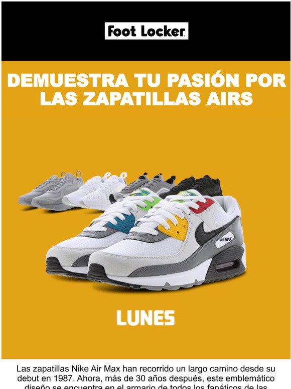 Foot Locker ES: Ahora con un 30 % de descuento - y ms modelos Air Max |  Milled