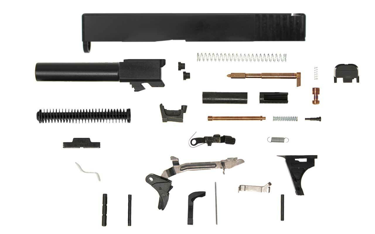 Image of Pistol Build Parts Kit w/ Rear Serrated Slide (Glock® 19 Compatible)