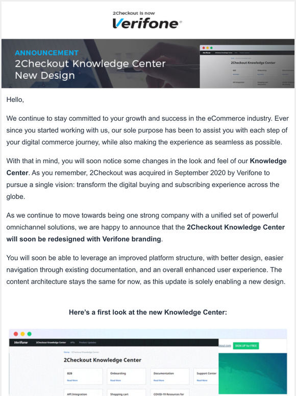 Product update: A new look for our Knowledge Center