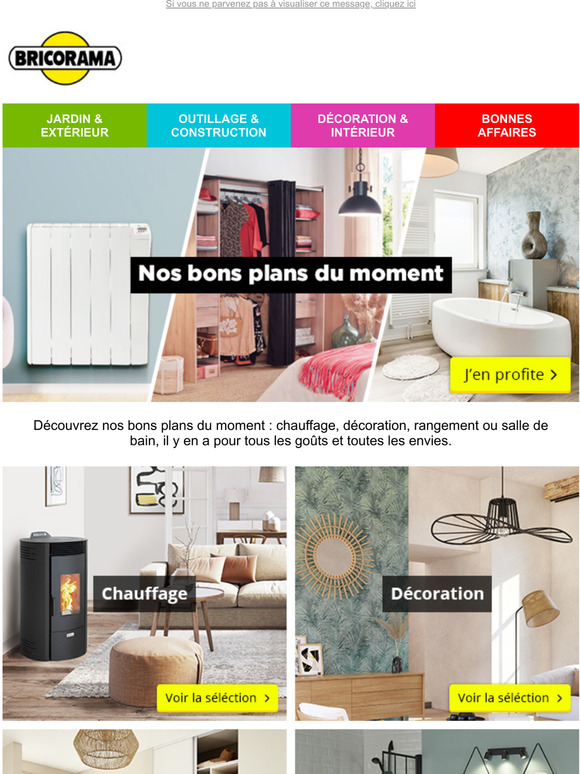 Profitez des bons plans Bricorama !
