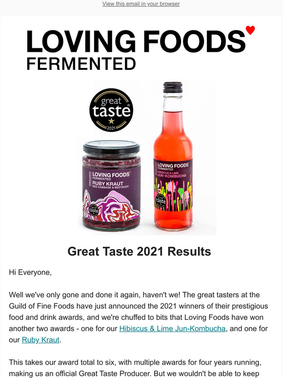 The Great Taste Awards 2021