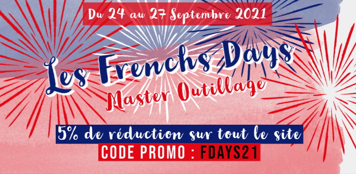 Master Outillage: 5% sur tout le site pour les French Days