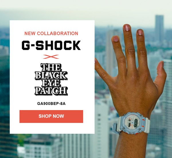 black eye patch g shock