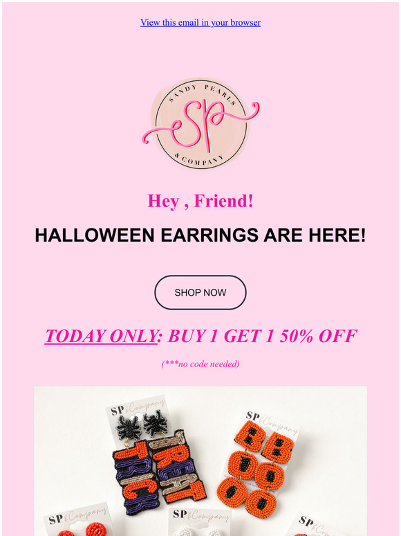Halloween Earrings are HERE!