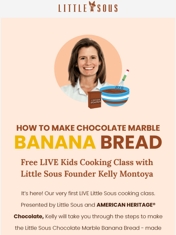 Our first LIVE Little Sous Cooking Class!