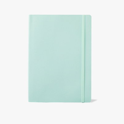 Agenzio Large Lined Notebook - Sea Foam