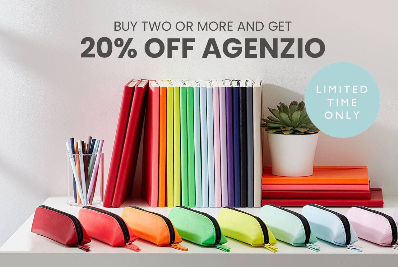Buy two or more items from the Agenzio range and get 20% off