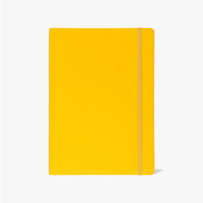Agenzio Large Lined Notebook - Mustard