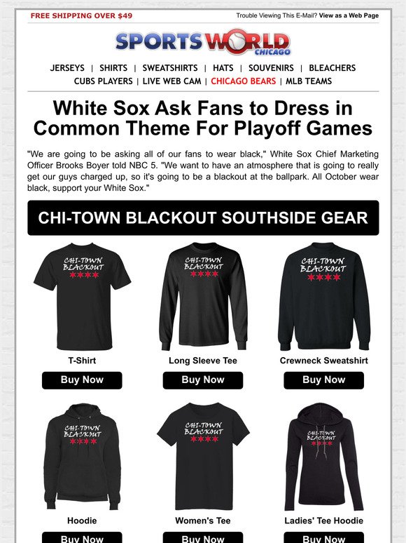  CHI-TOWN Blackout Southside Apparel for Charity