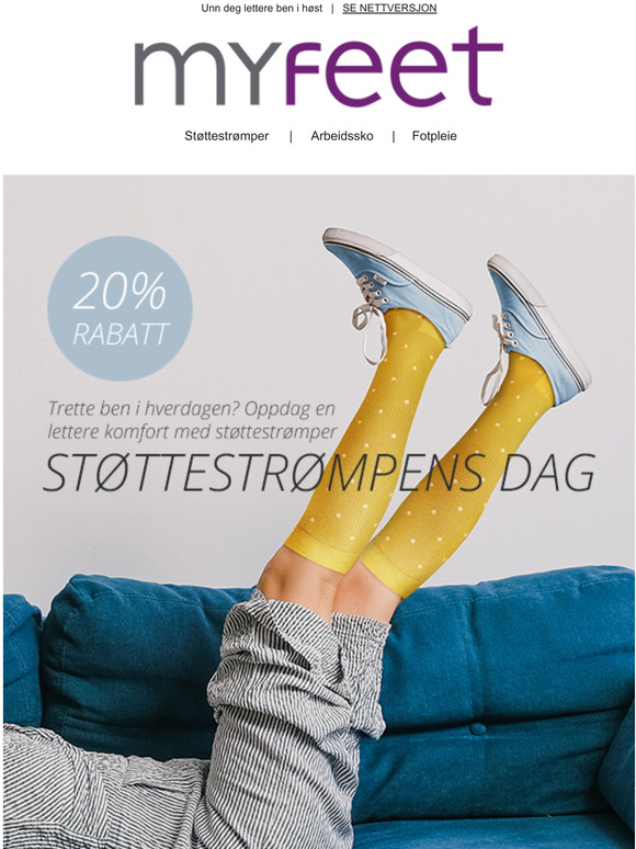 Stttestrmpens dag! 20% p hele sortimentet