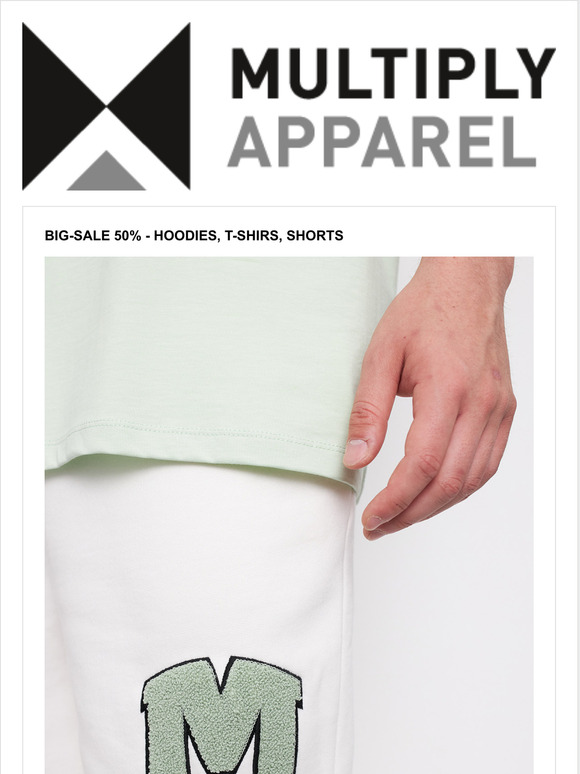 Big-Sale 50% - Hoodies, T-Shirs, Shorts