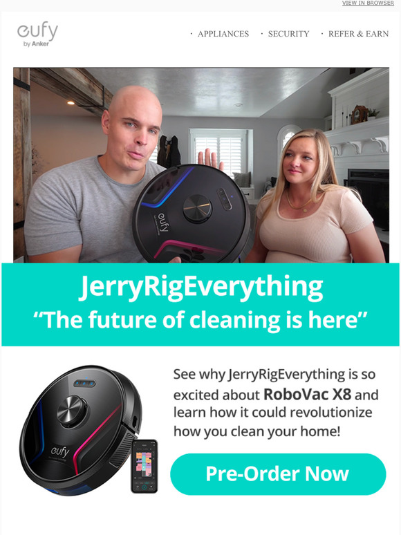 Surprise! See How Influencers React to New Vacuums