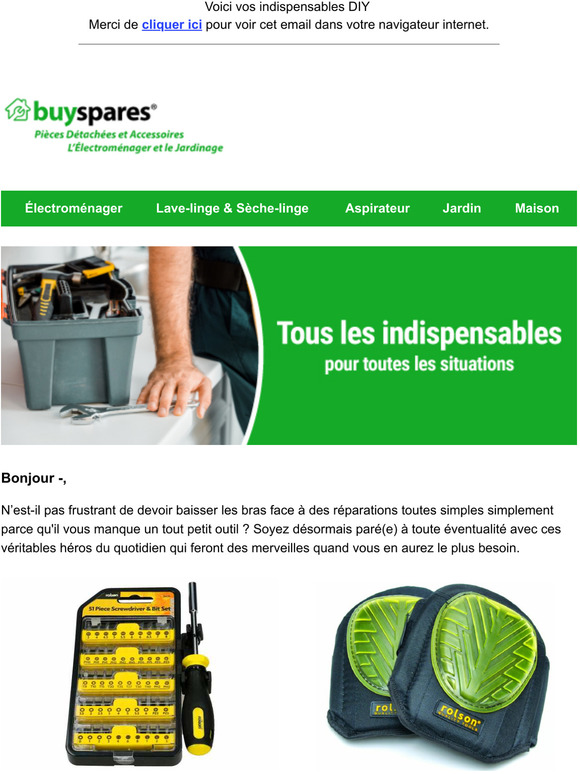 Votre kit bricolage est arriv !