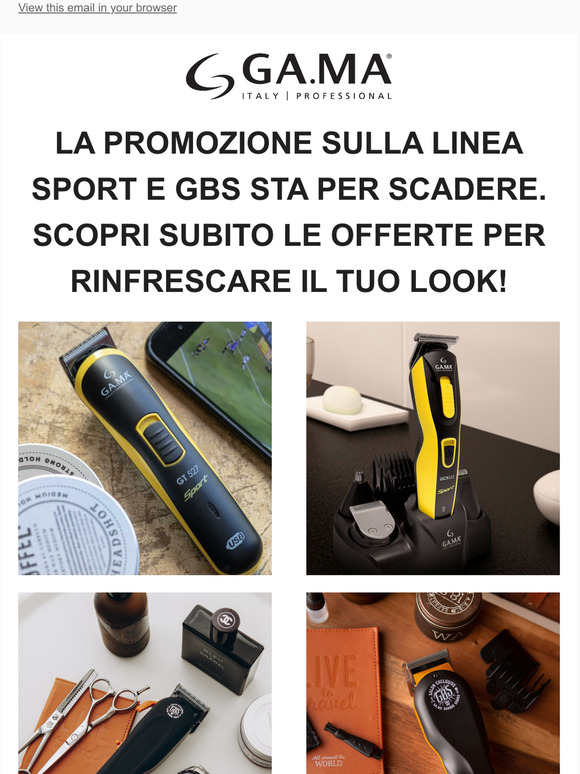 La promozione sulla linea Sport e GBS sta per terminare. Scopri subito le offerte per rinfrescare il tuo look!