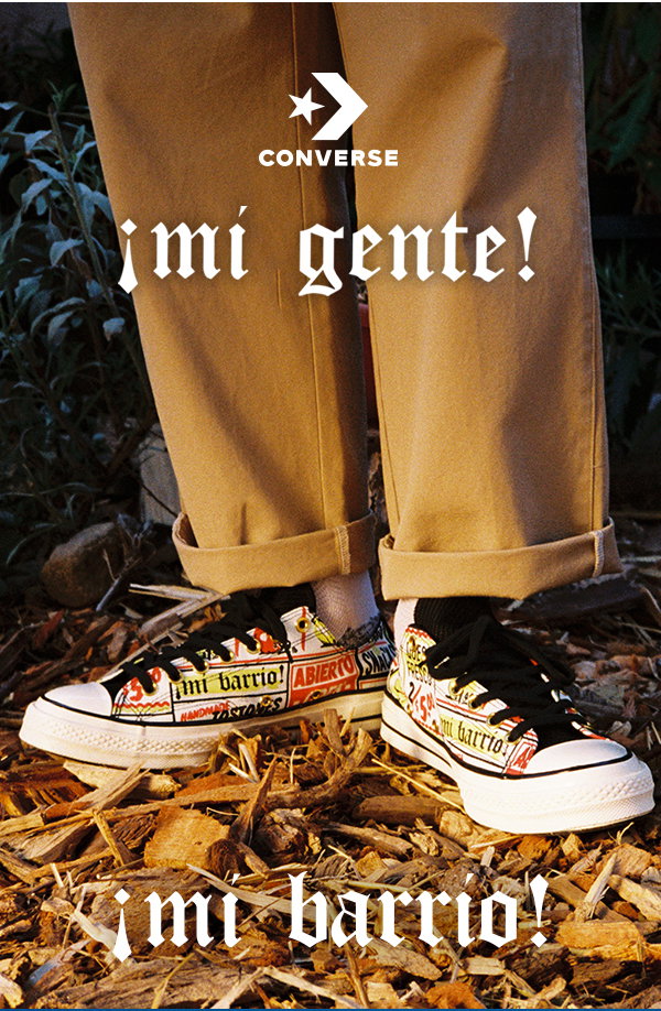 Shop WSS: -CONVERSE! Mi Gente, Mi Barrio. | Milled