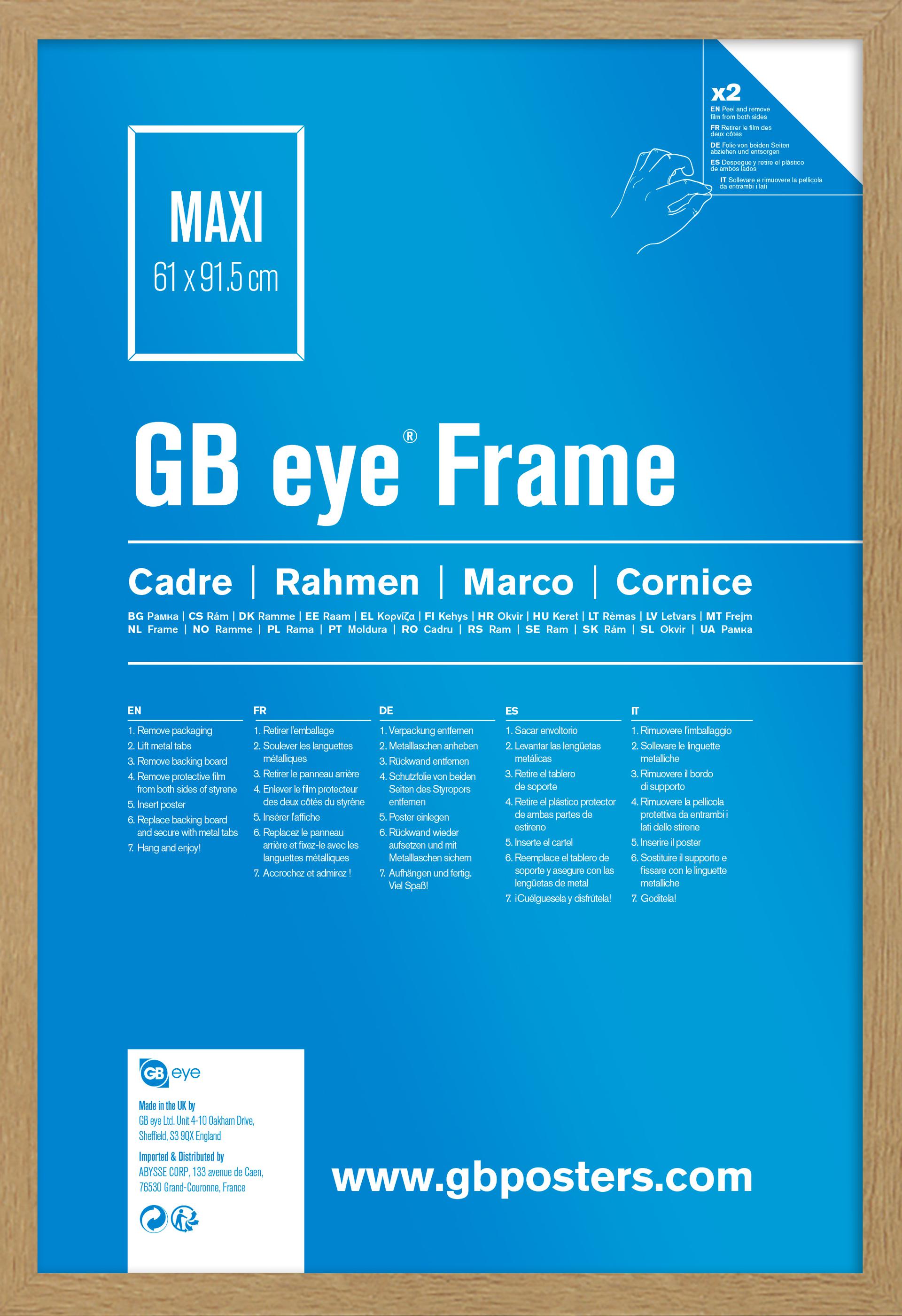 GBPosters GB Posters Frames Available Now! Milled