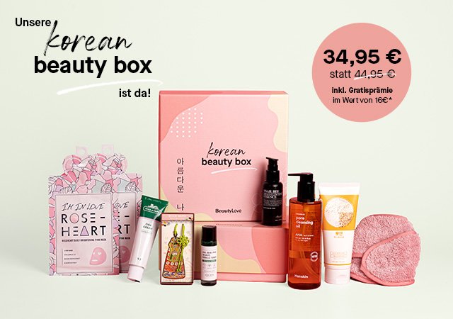 beautylove DE: Die Korean Beauty Box unsere neueste Kreation fr nur 34,95