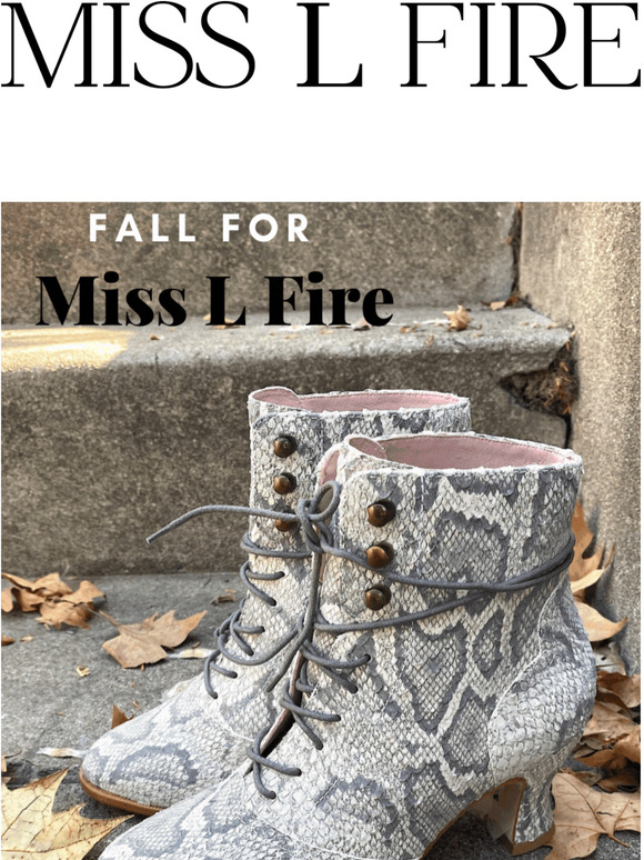 Miss l outlet fire boots