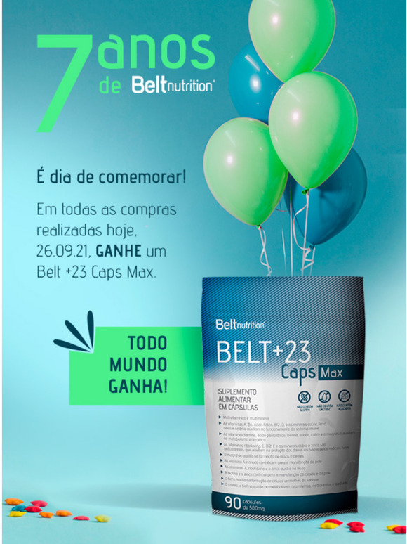 O aniversrio  da Belt, mas o presente  seu!