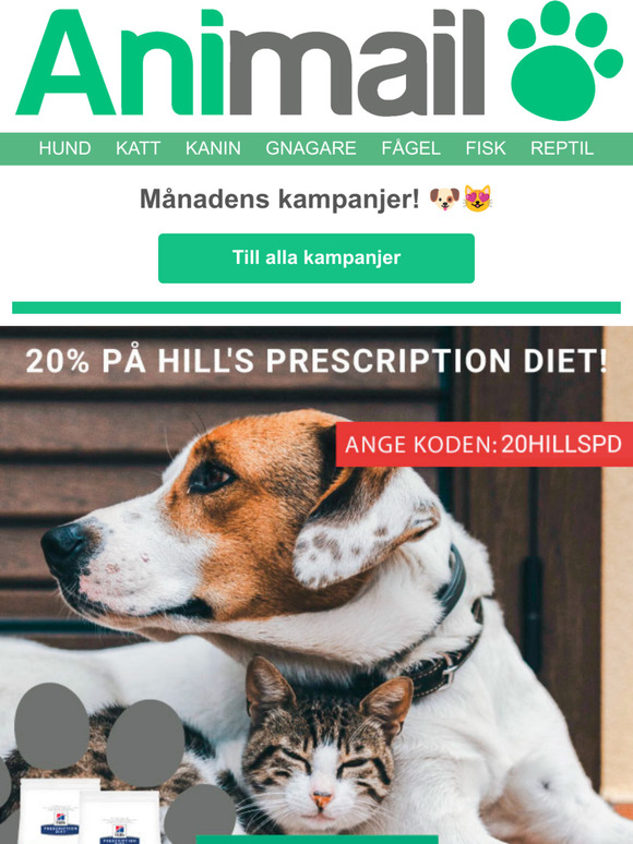 25% rabatt till ditt husdjur 
