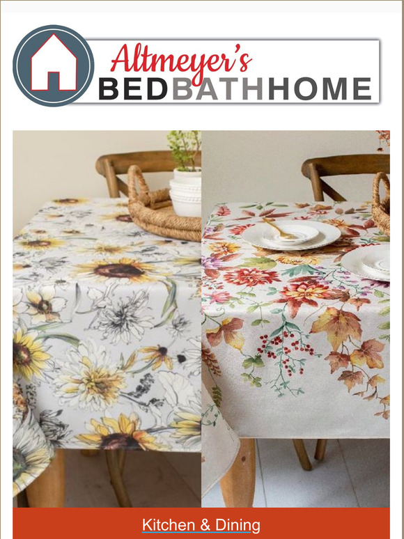 Altmeyer's BedBathHome FALLing Prices and Bonus Savings at BedBathHome
