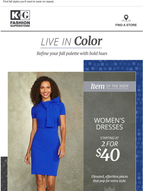 K&G Fashion: Great dresses are always in season | Milled