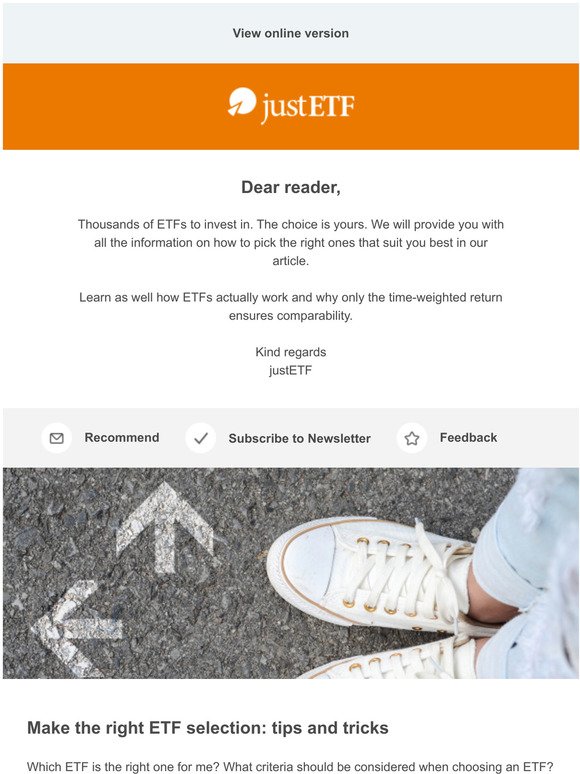 How to choose the right ETF | Return calculation in the spotlight