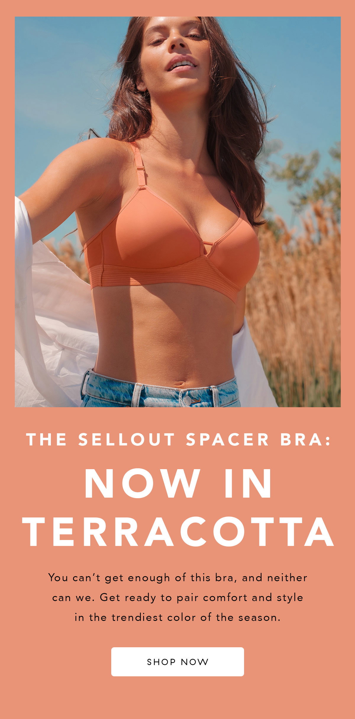 The Spacer Bra: Terracotta