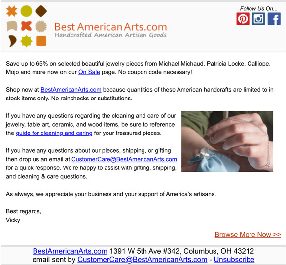 Shop today and Save up to 65% at Best American Arts