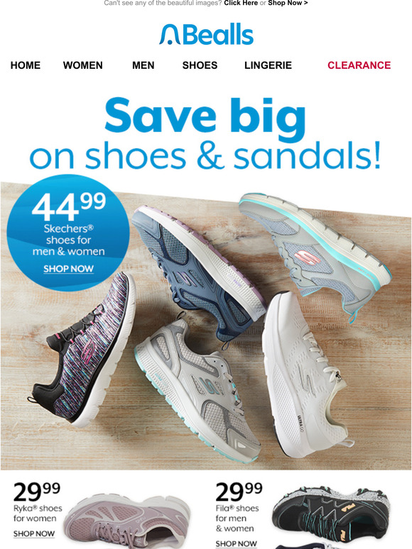 skechers sandals at bealls