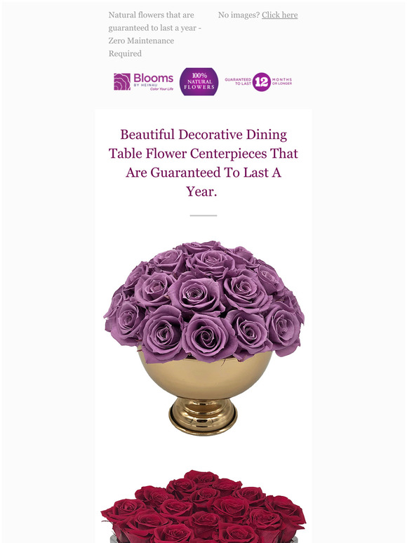 Blooms by Heinau® Beautiful Flower Centerpieces For Any Table And We