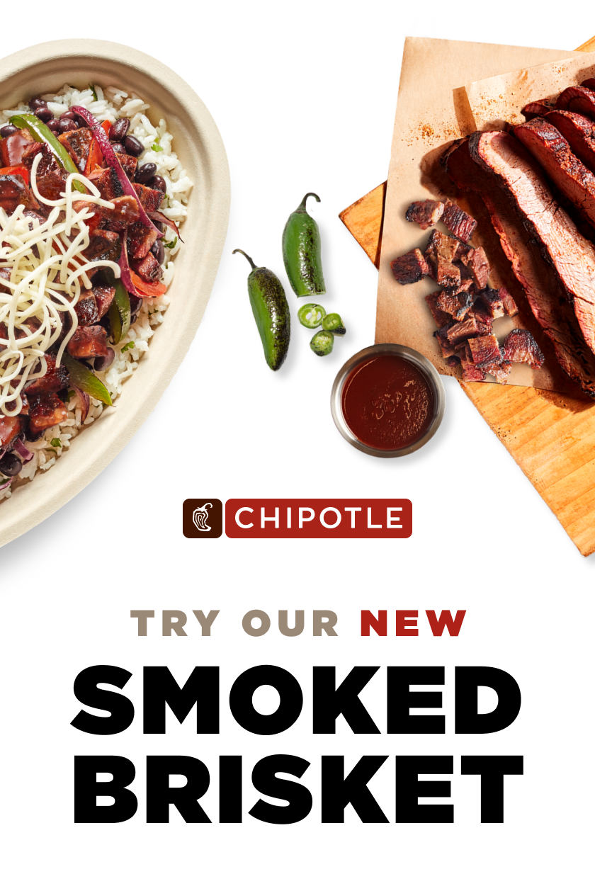 Chipotle New. Smoked. Brisket. Need we say more? Milled
