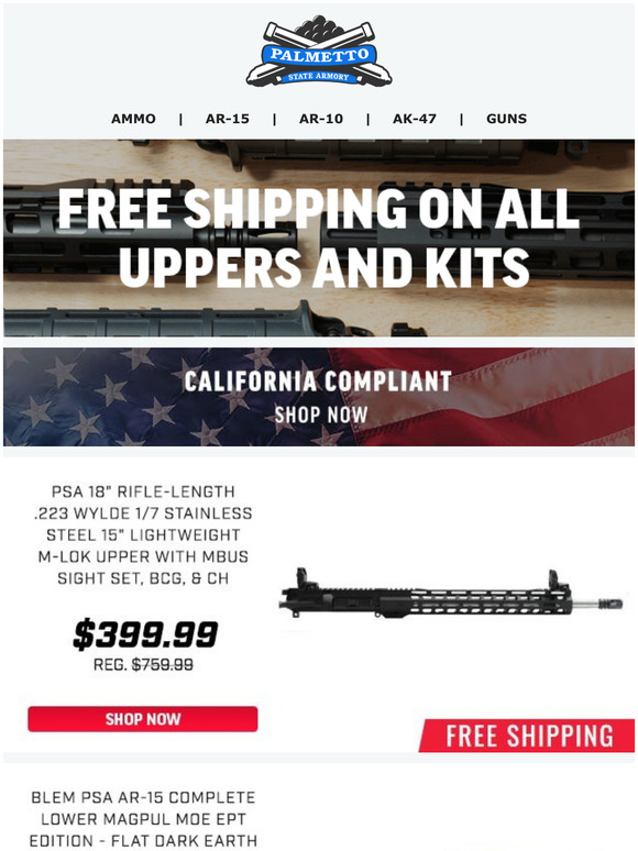 Palmetto State Armory Vortex 16 Strike Eagle & Cantilever Mount