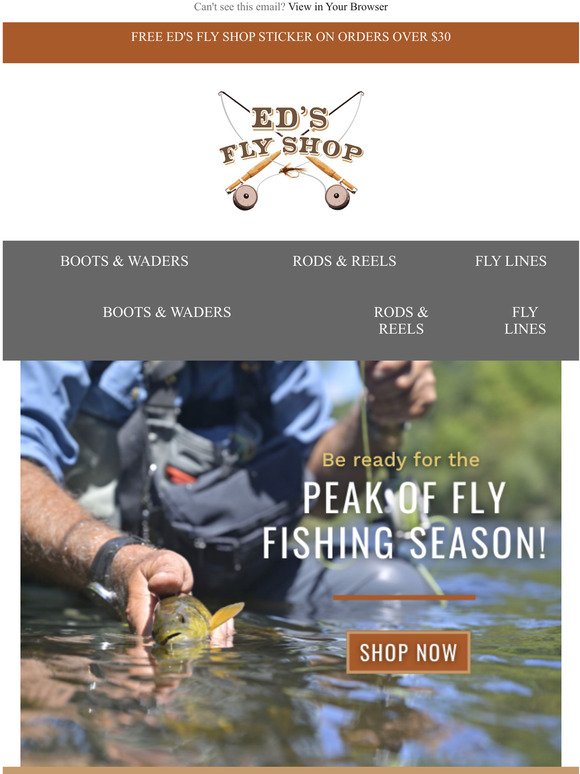 Fly fishing season is officially here!